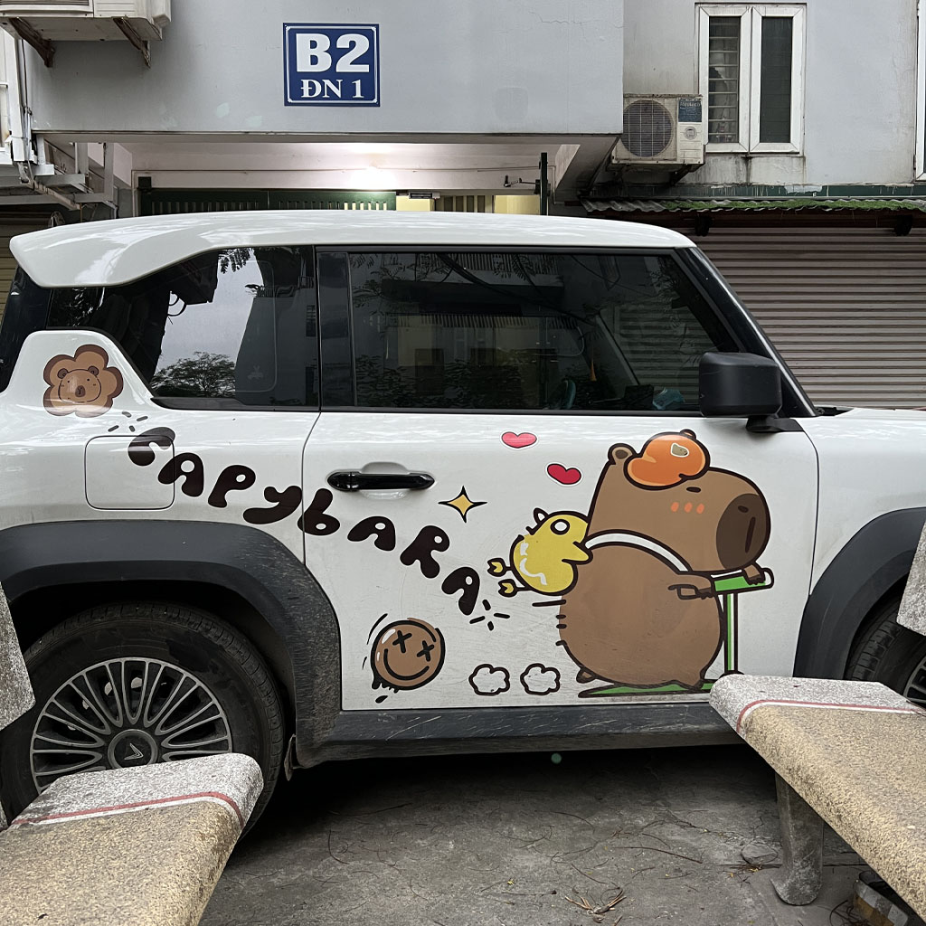 Dán decal cho xe ô tô Vinfast Vf3